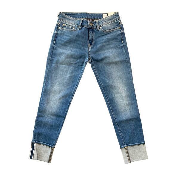 Tommy Hilfiger Venice Skinny Jeans Women's‎ Blue Denim Size 27x32 Medium Wash - Picture 1 of 13